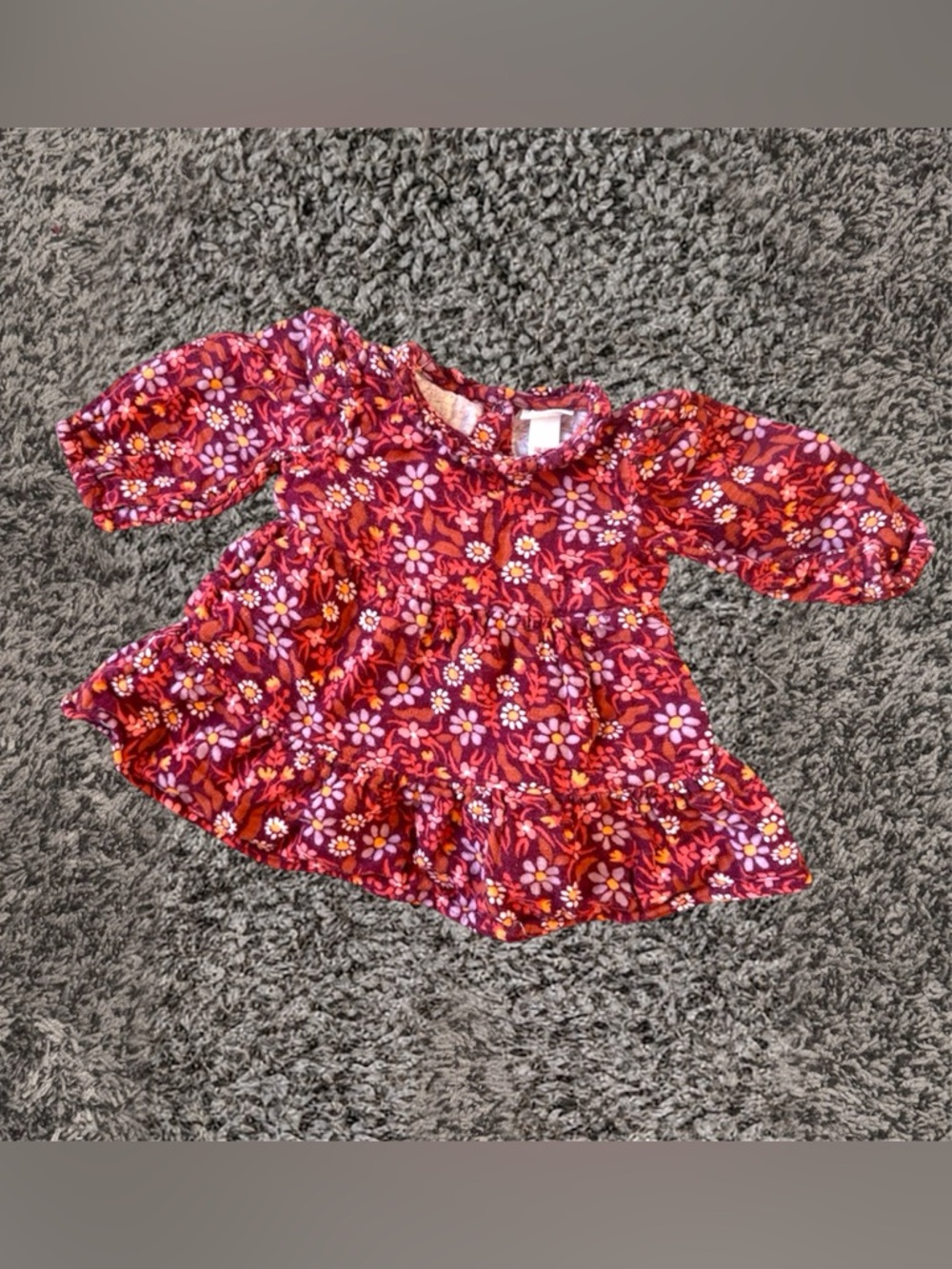 Floral Long Sleeve Baby Dress